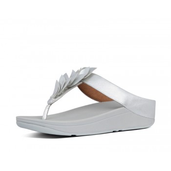 FitFlop Fino™ TP Leaf Silver