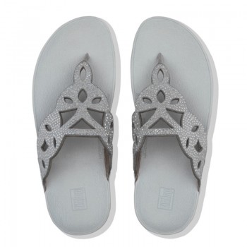 FitFlop Elora™ TP Crystal Silver