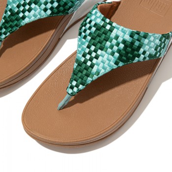 FitFlop Lulu™ Toe Post Silky Wave Mint Green