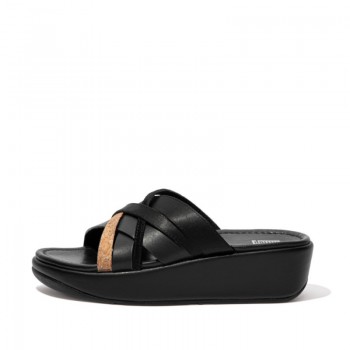 FitFlop Kessia™ Slide Strappy Black