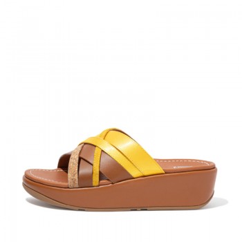 FitFlop Kessia™ Slide Strappy Tan