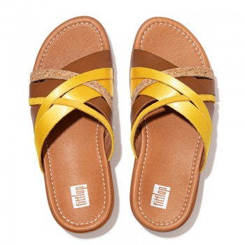 FitFlop Kessia™ Slide Strappy Tan