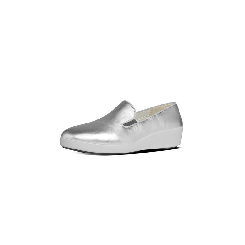 FitFlop F-Pop Skate Silver