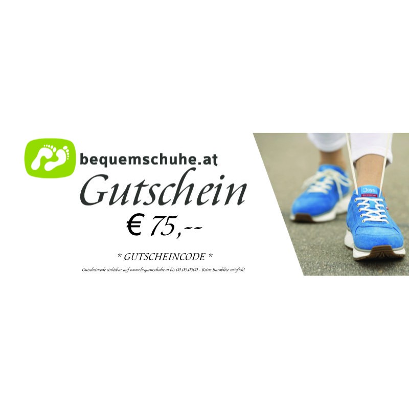 Gutschein € 75,--