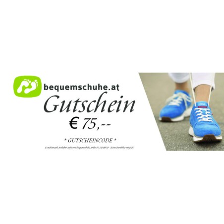 Gutschein € 75,--