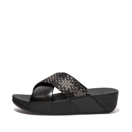 FitFlop Lulu™ Slide Silky Wave Black