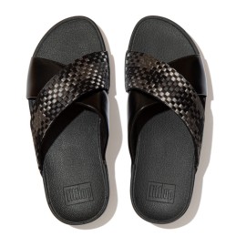 FitFlop Lulu™ Slide Silky Wave Black