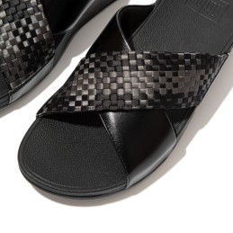 FitFlop Lulu™ Slide Silky Wave Black