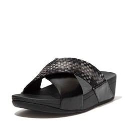 FitFlop Lulu™ Slide Silky Wave Black